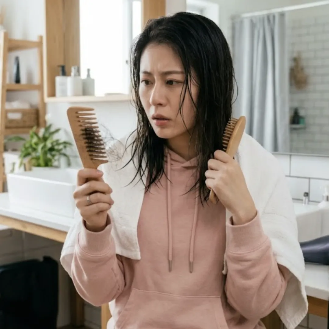 9成人都做錯！從頭頂開始梳頭會令頭髮越梳越薄！髮理專家教「正確防斷髮梳頭法」