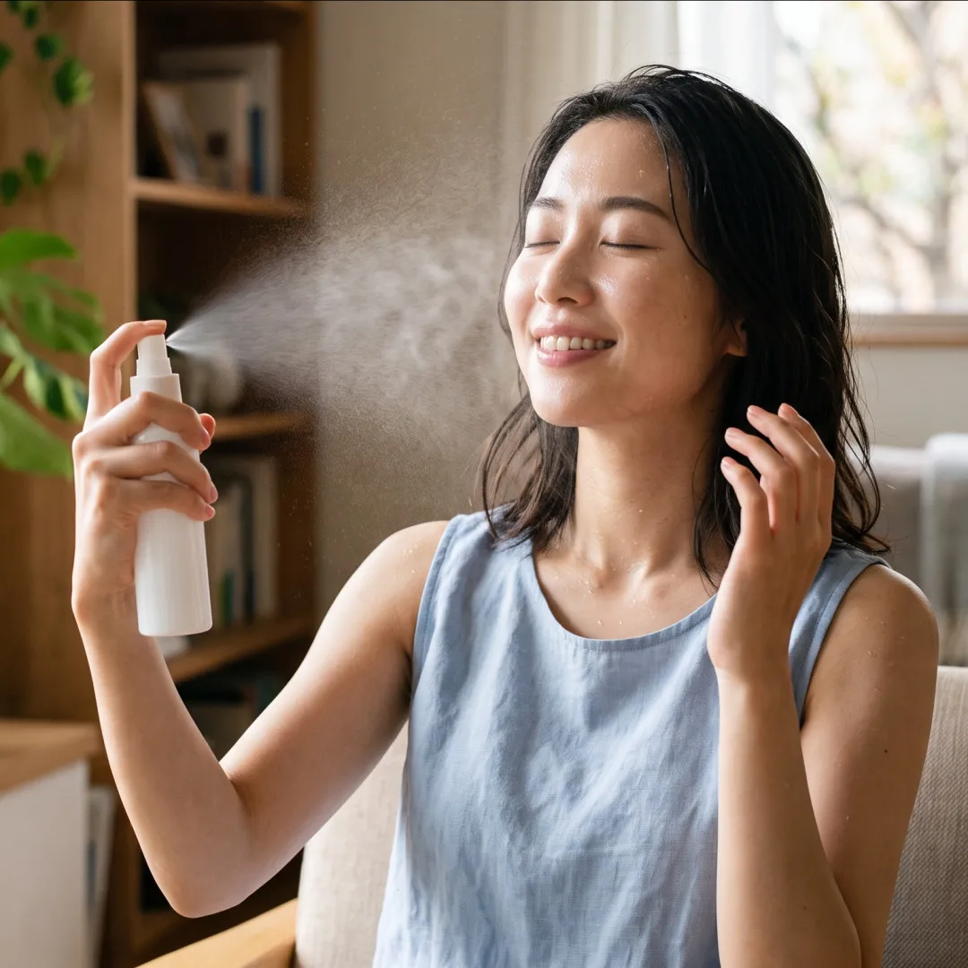 韓國爆紅「保濕噴霧上妝法」！76萬人觀看！5步打造自然偽素顏！