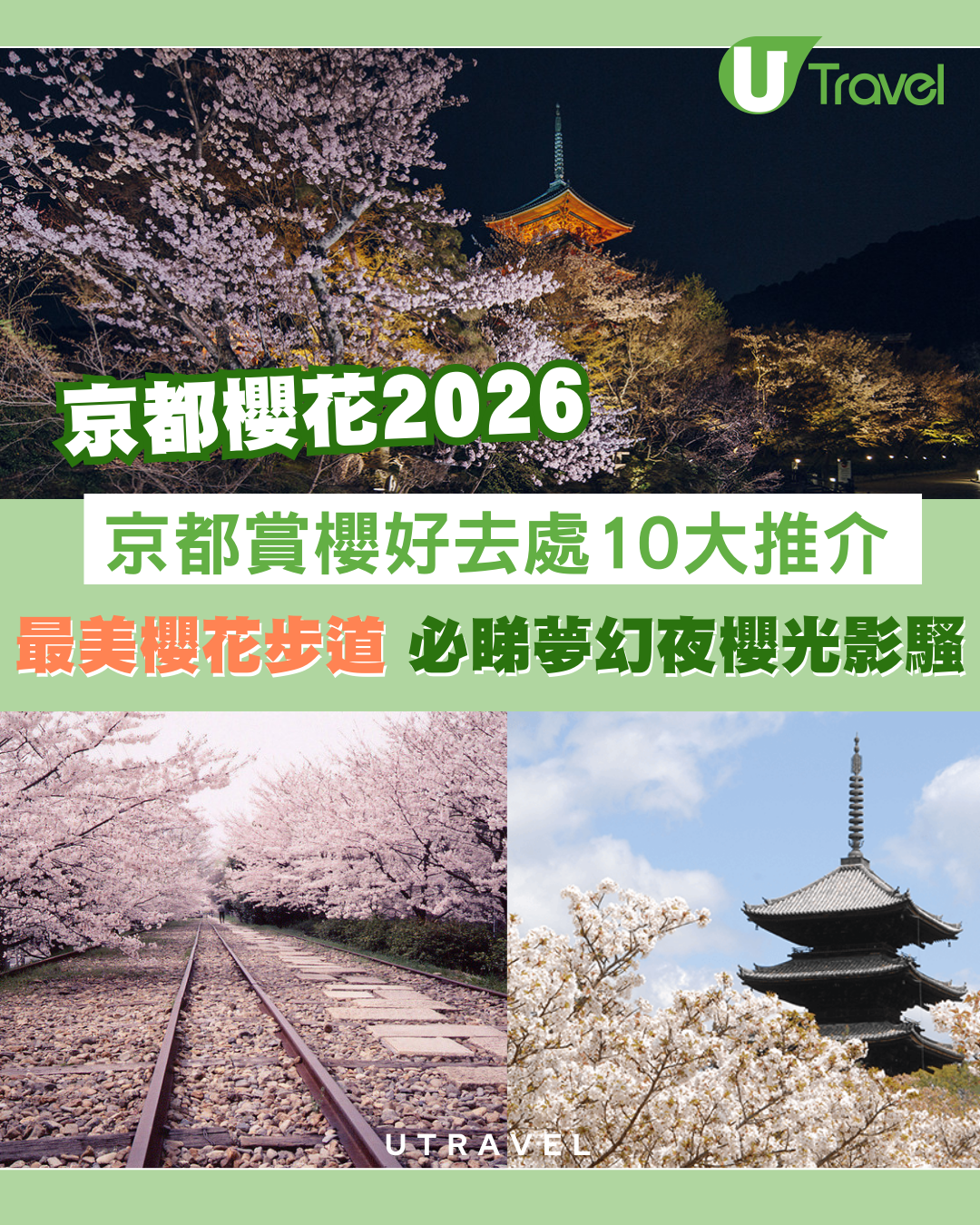 京都櫻花2026｜京都賞櫻好去處10大推介附交通！最美櫻花步道、必睇夢幻夜櫻光影騷