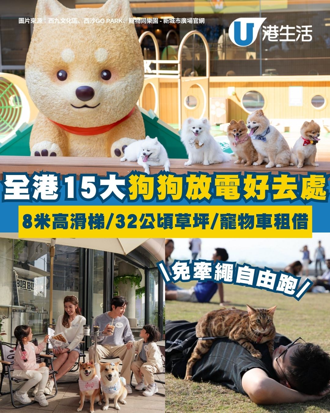 狗狗好去處推介｜香港寵物好去處！狗公園/寵物友善商場/室內外放狗熱點