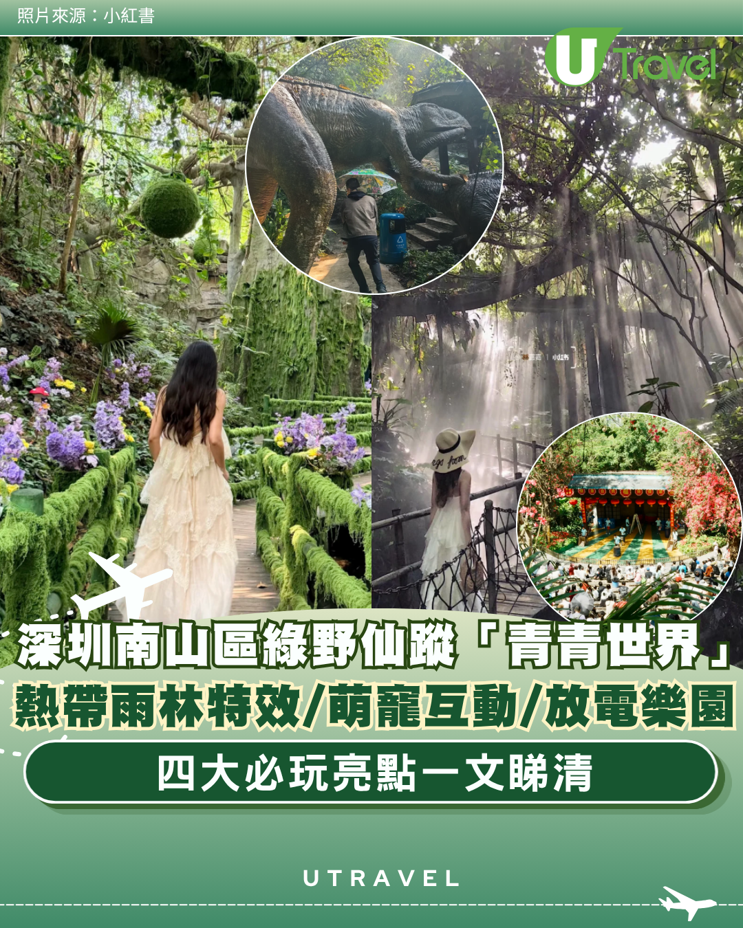深圳南山區綠野仙蹤「青青世界」全攻略！熱帶雨林特效、萌寵互動與放電樂園一文睇清