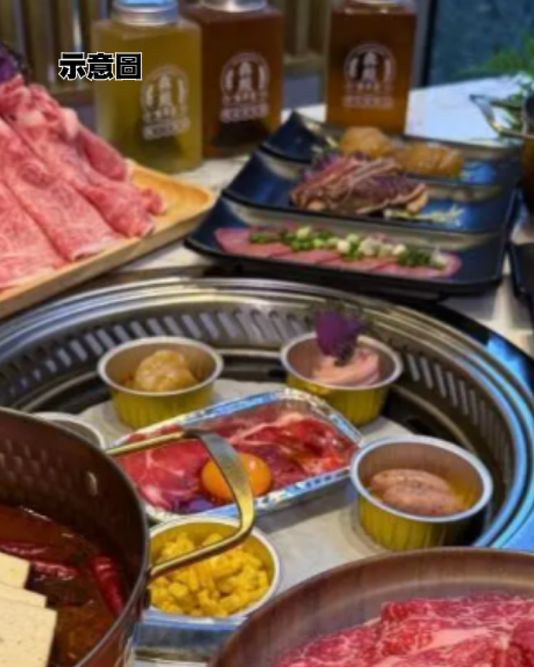 犇殿台灣火鍋低至$84！同時食火鍋/鐵板燒：晚市買1送1任食赤身牛肉/美國豬梅花/澳洲M9和牛