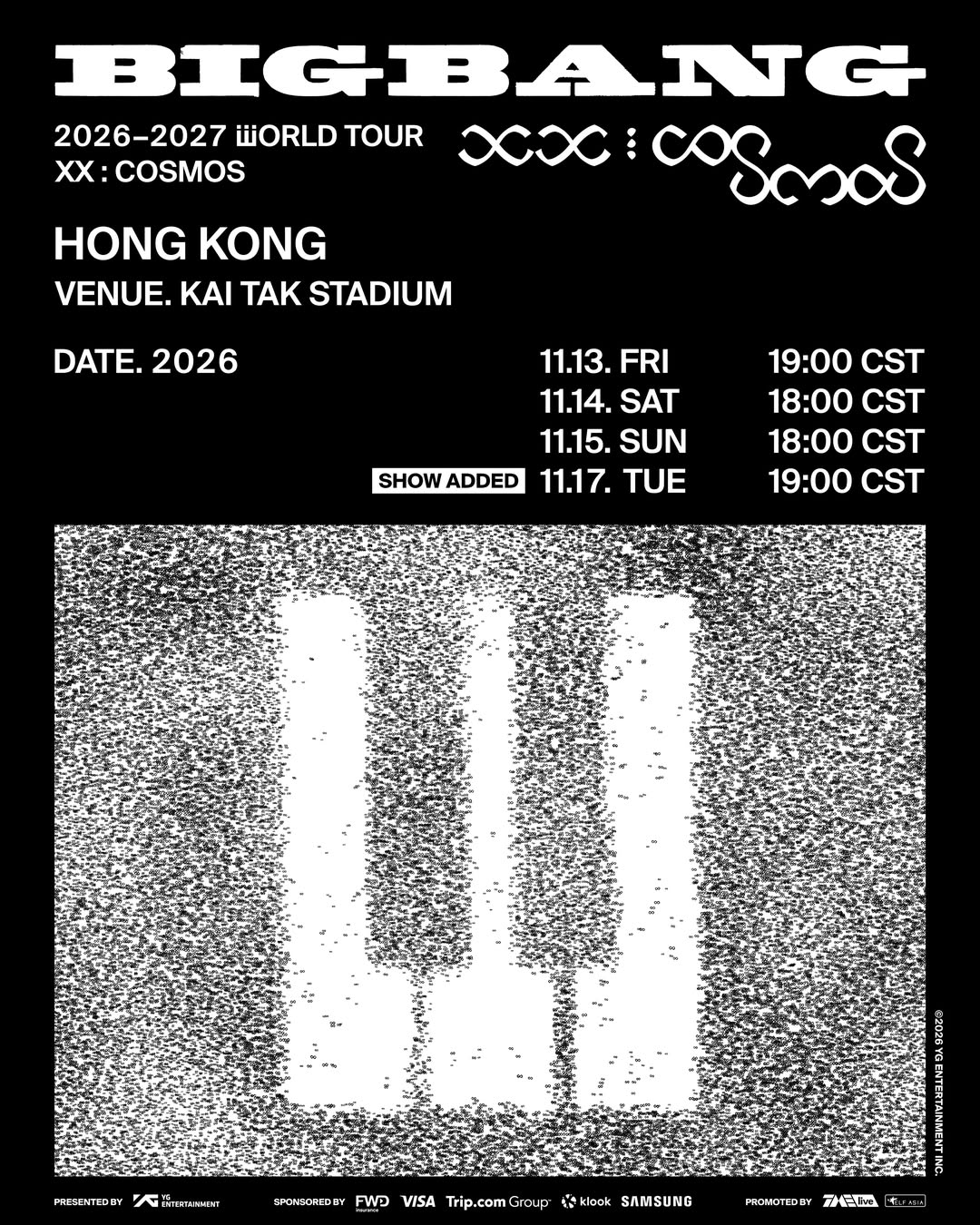 BIGBANG香港演唱會加場｜加開最後一場VIP優先購票+公開發售！票價/座位表/購票連結