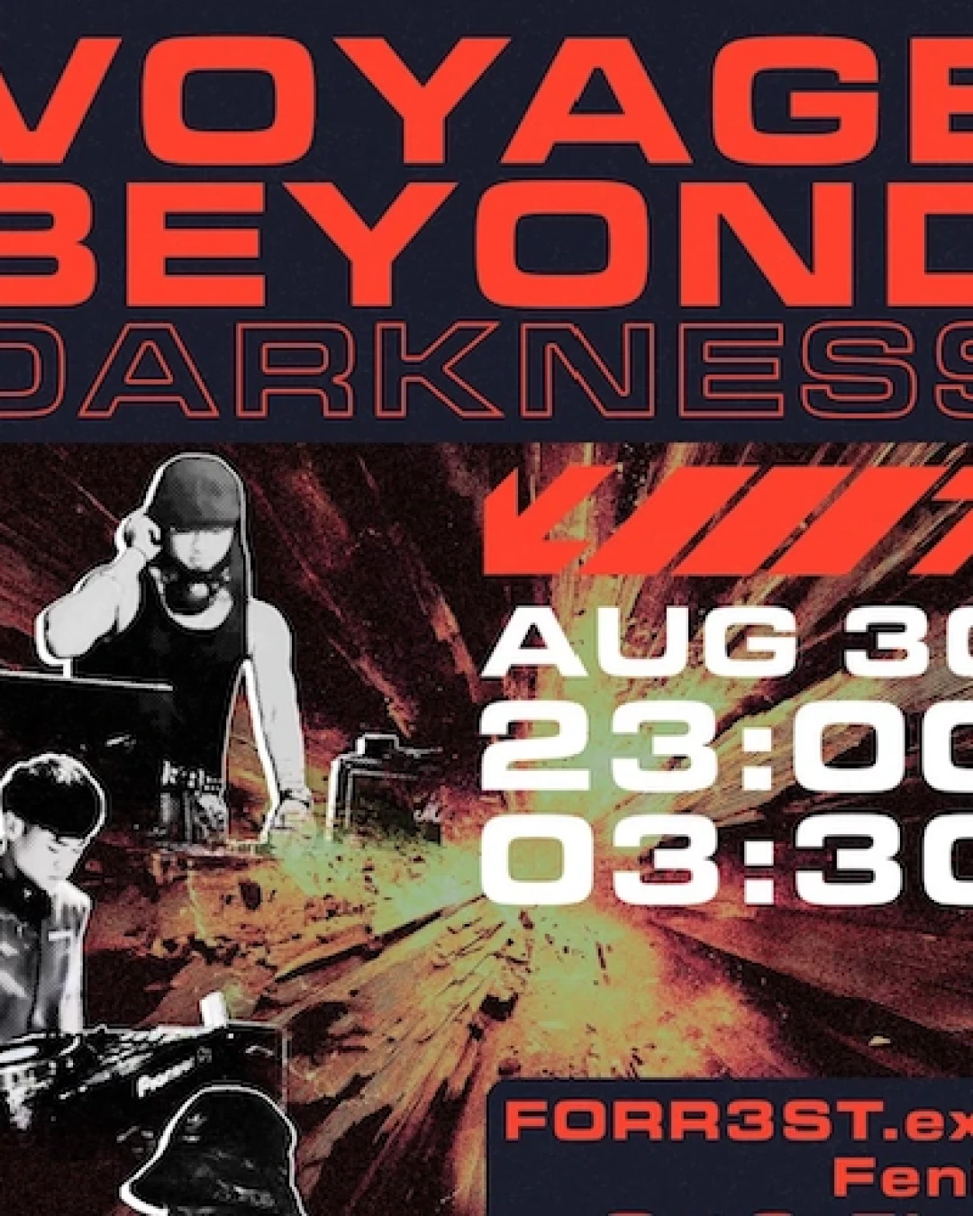 Voyage Beyond Darkness @Club Revel活動詳情/日期/時間/地點/票價一覽