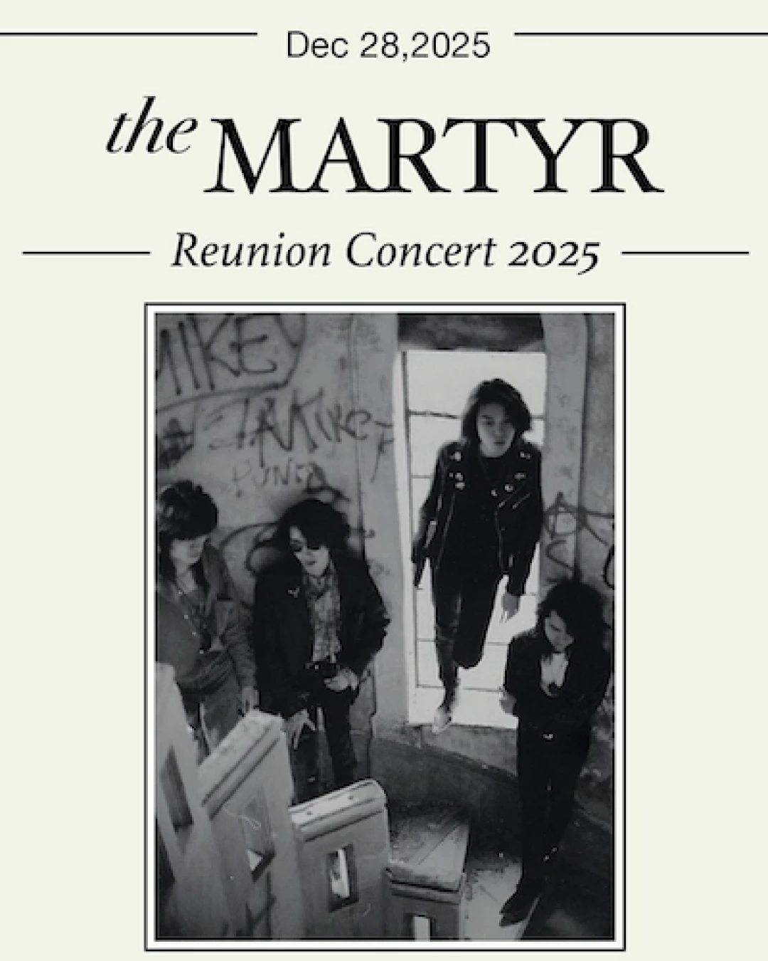 The Martyr演唱會 | the MARTYR 重聚演唱會 2025優先購票/公開發售日期/票價/場地/座位表一覽
