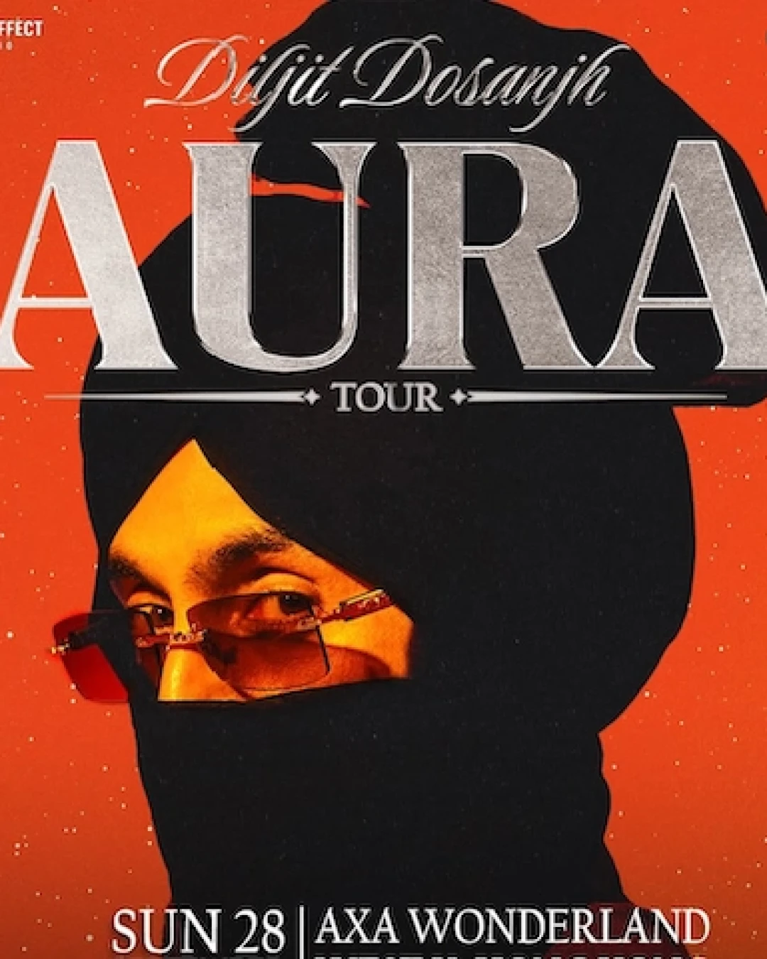Diljit Dosanjh "Aura" 巡迴音樂會 2025 香港站活動詳情/日期/時間/地點/票價一覽