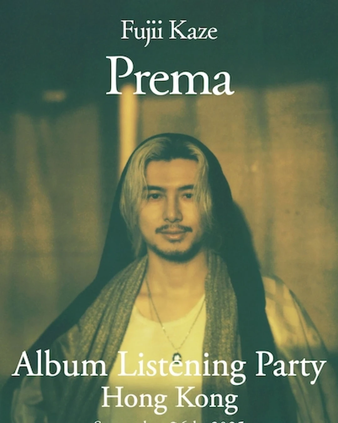 Fujii Kaze 藤井風"Prema" 專輯試聽派對 香港站活動詳情/日期/時間/地點/票價一覽
