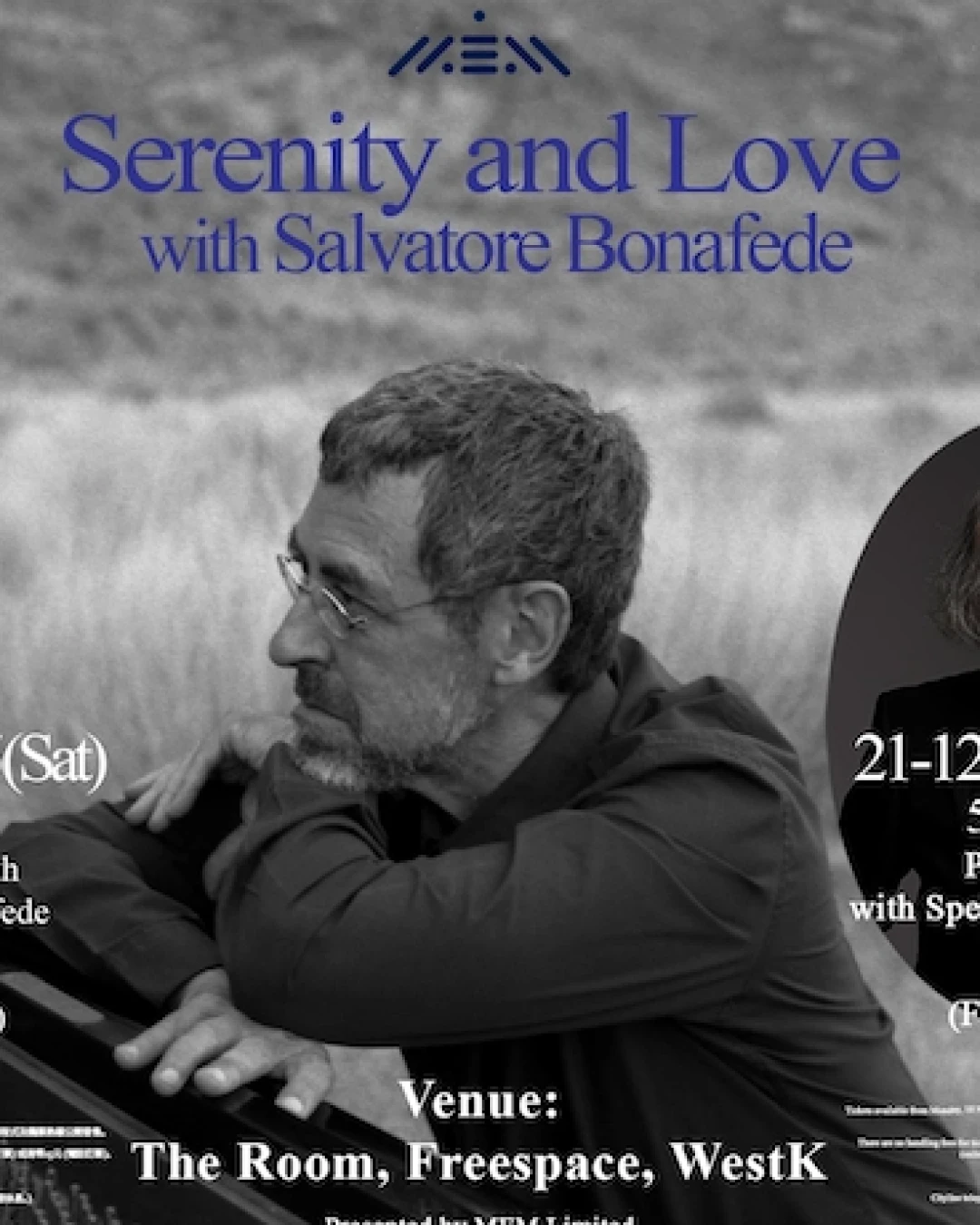 "Serenity and Love" with Salvatore Bonafede 音樂會活動詳情/日期/時間/地點/票價一覽