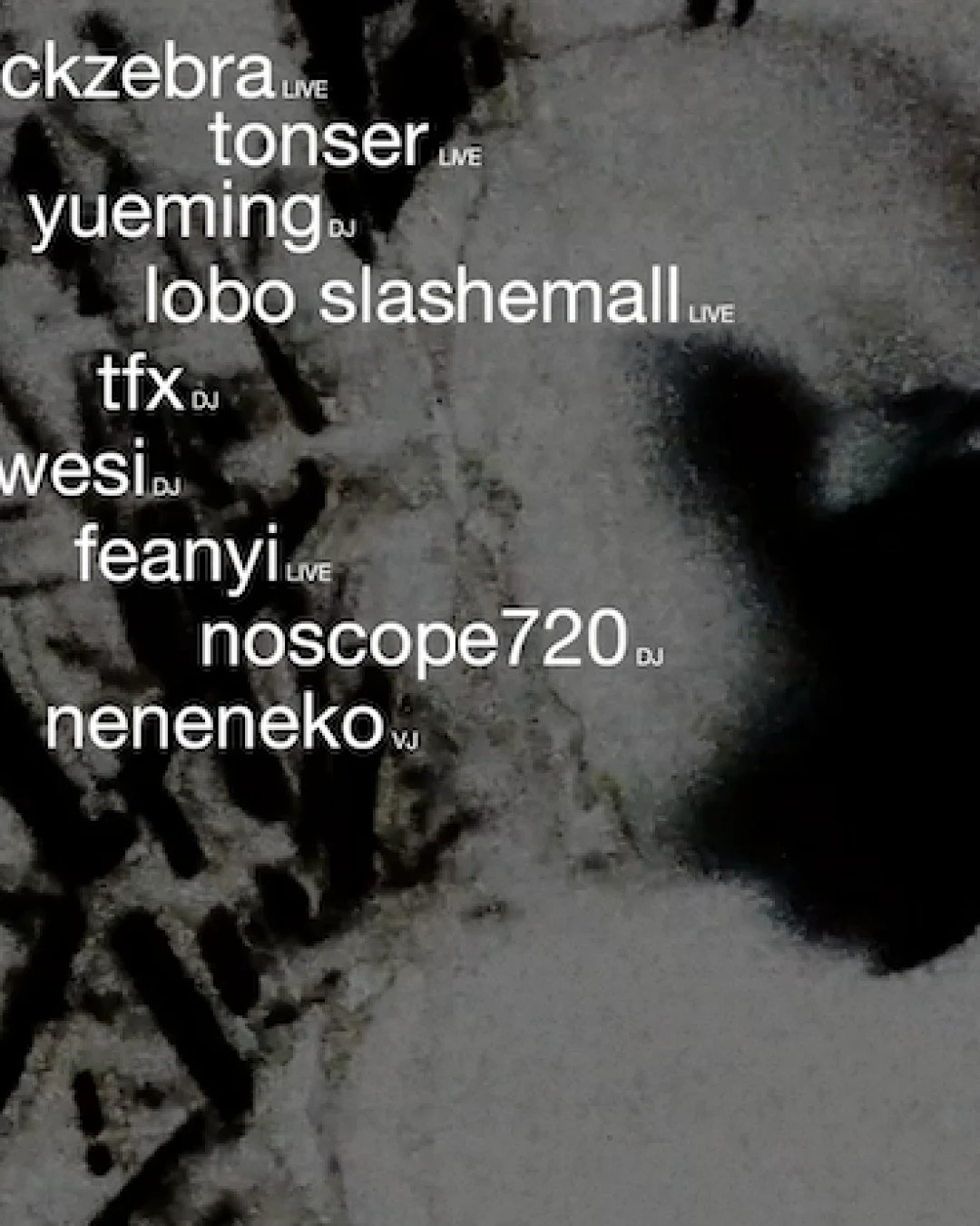 01AV w/ jackzebra & tonser 音樂會活動詳情/日期/時間/地點/票價一覽