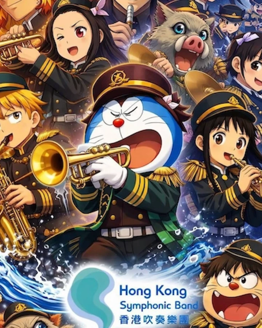 《多啦A夢 X 鬼滅之刃》奇幻交響音樂會 @香港吹奏樂團活動詳情/日期/時間/地點/票價一覽