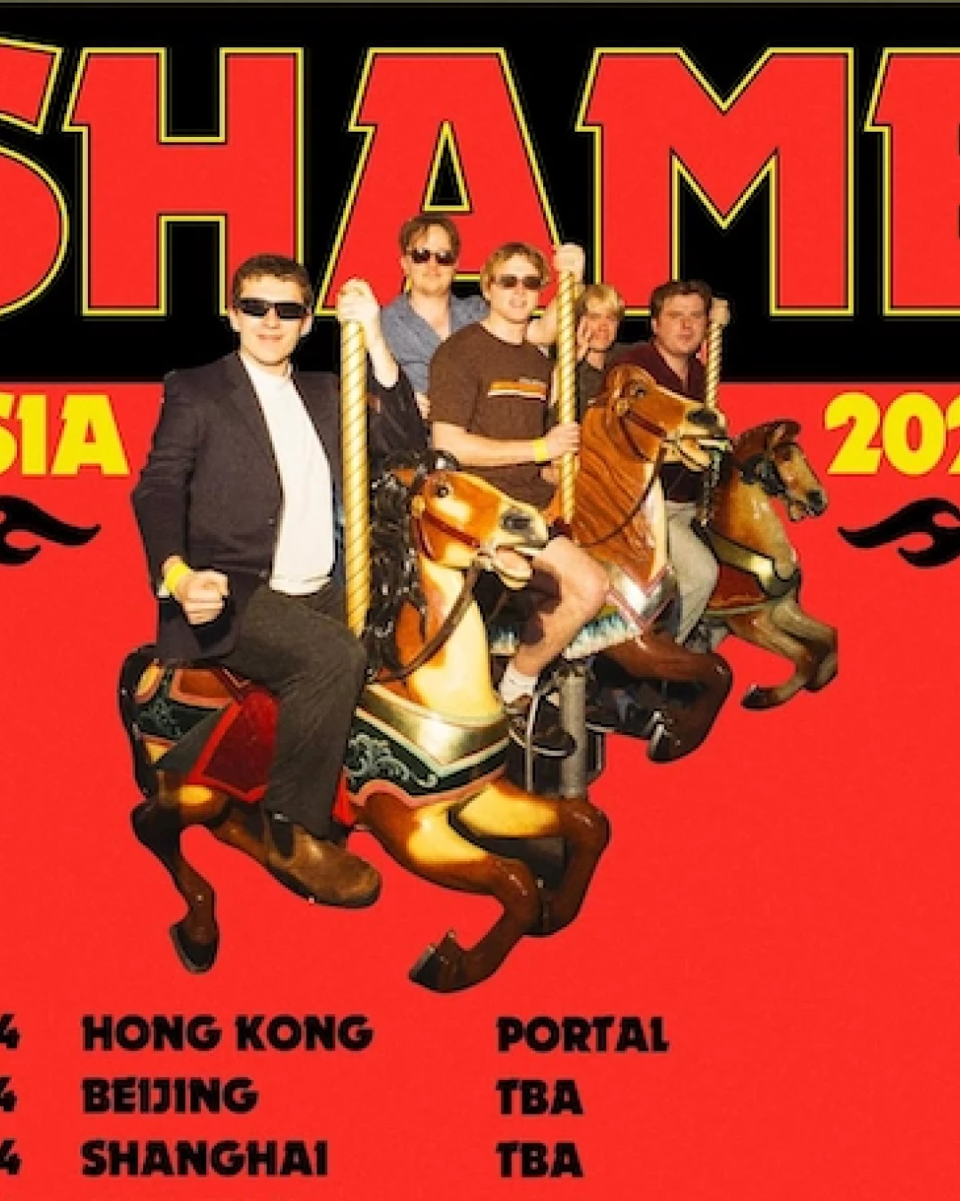 SHAME 亞洲巡迴演唱會 2026 香港站優先購票/公開發售日期/票價/場地/座位表一覽
