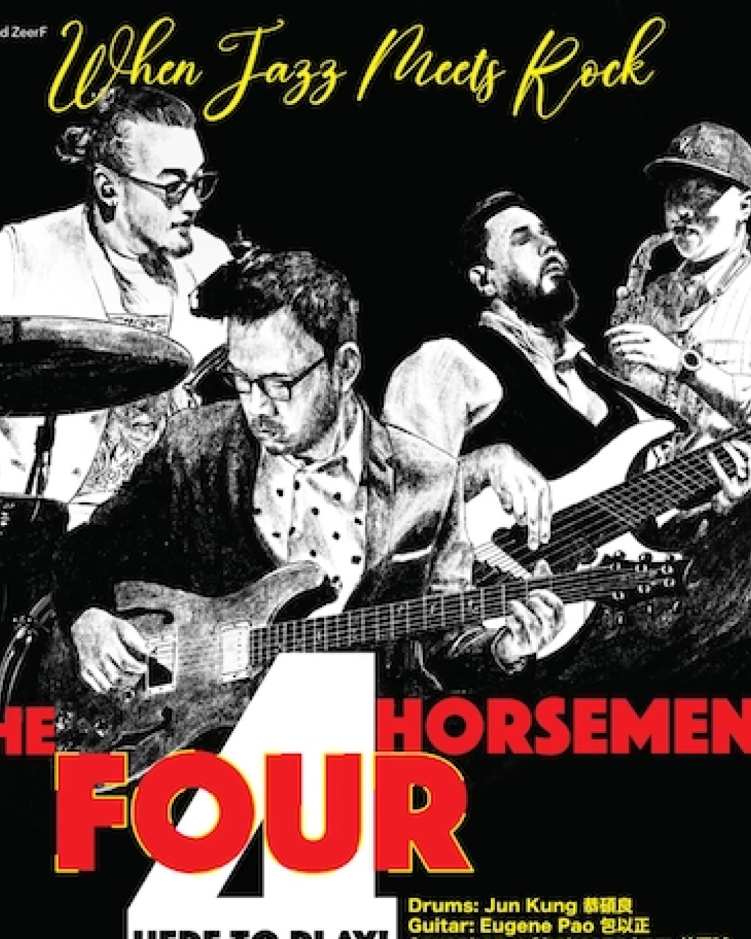 The Four Horsemen 四騎士《當爵士遇上搖滾》音樂會活動詳情/日期/時間/地點/票價一覽