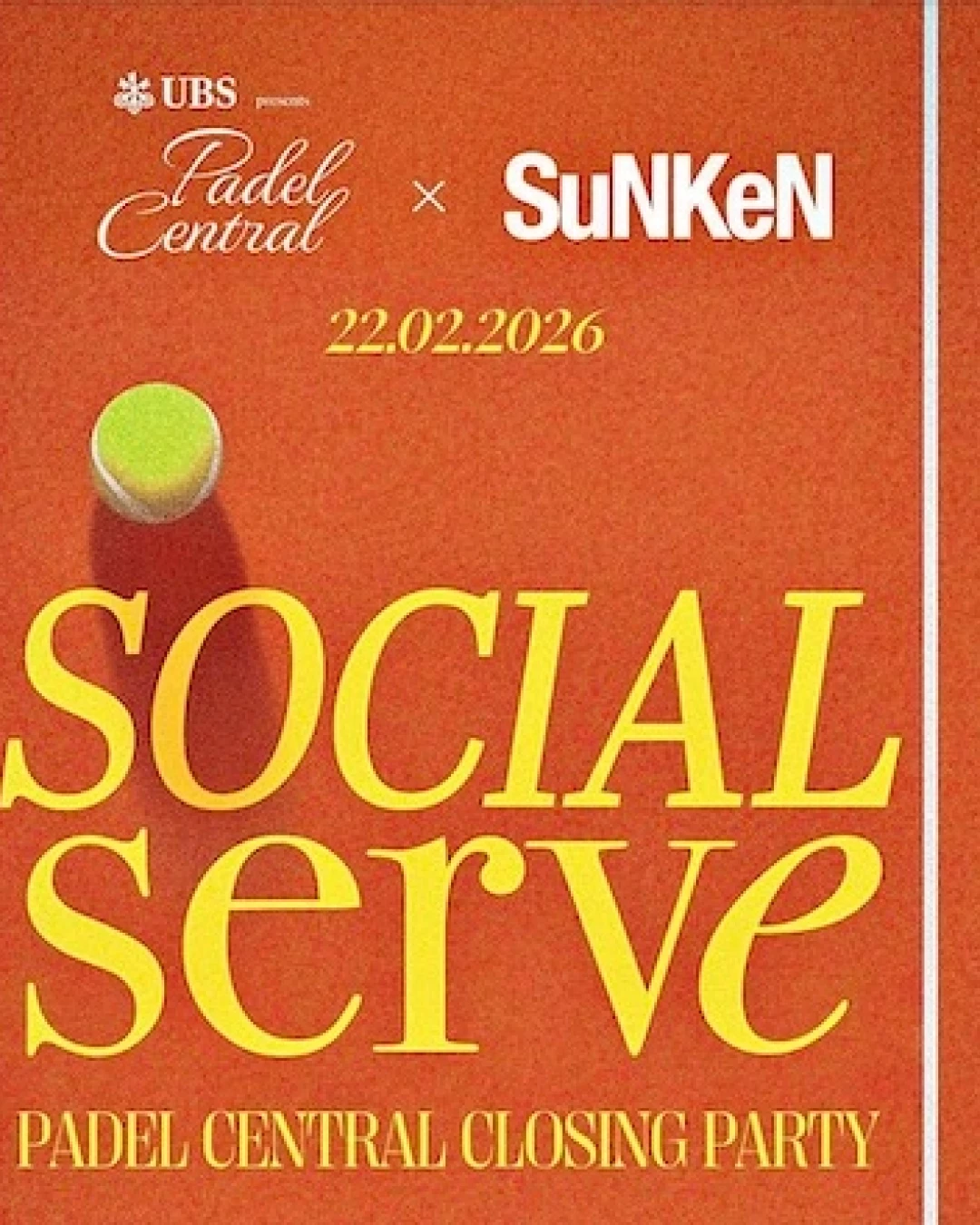 Social Serve Closing Party活動詳情/日期/時間/地點/票價一覽