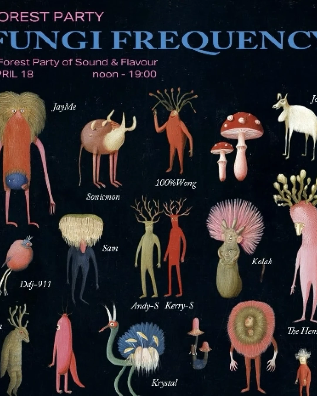 魔幻的日間森林派對活動詳情/日期/時間/地點/票價一覽