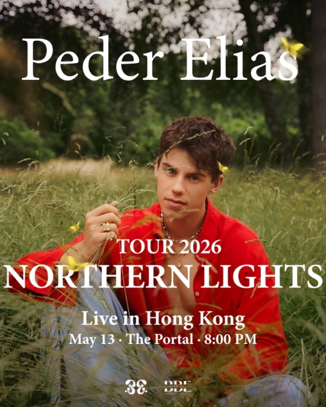 Peder Elias演唱會 | PEDER ELIAS "Northern Lights" 巡迴演唱會 2026 香港站優先購票/公開發售日期/票價/場地/座位表一覽