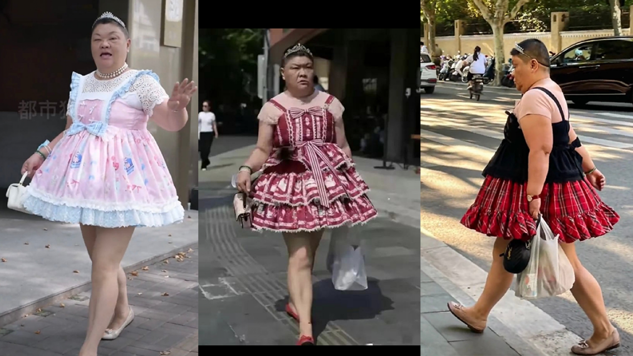 50歲上海婦人每天穿公主裙出街 堅持日日不同款式！背後原因超勵志
