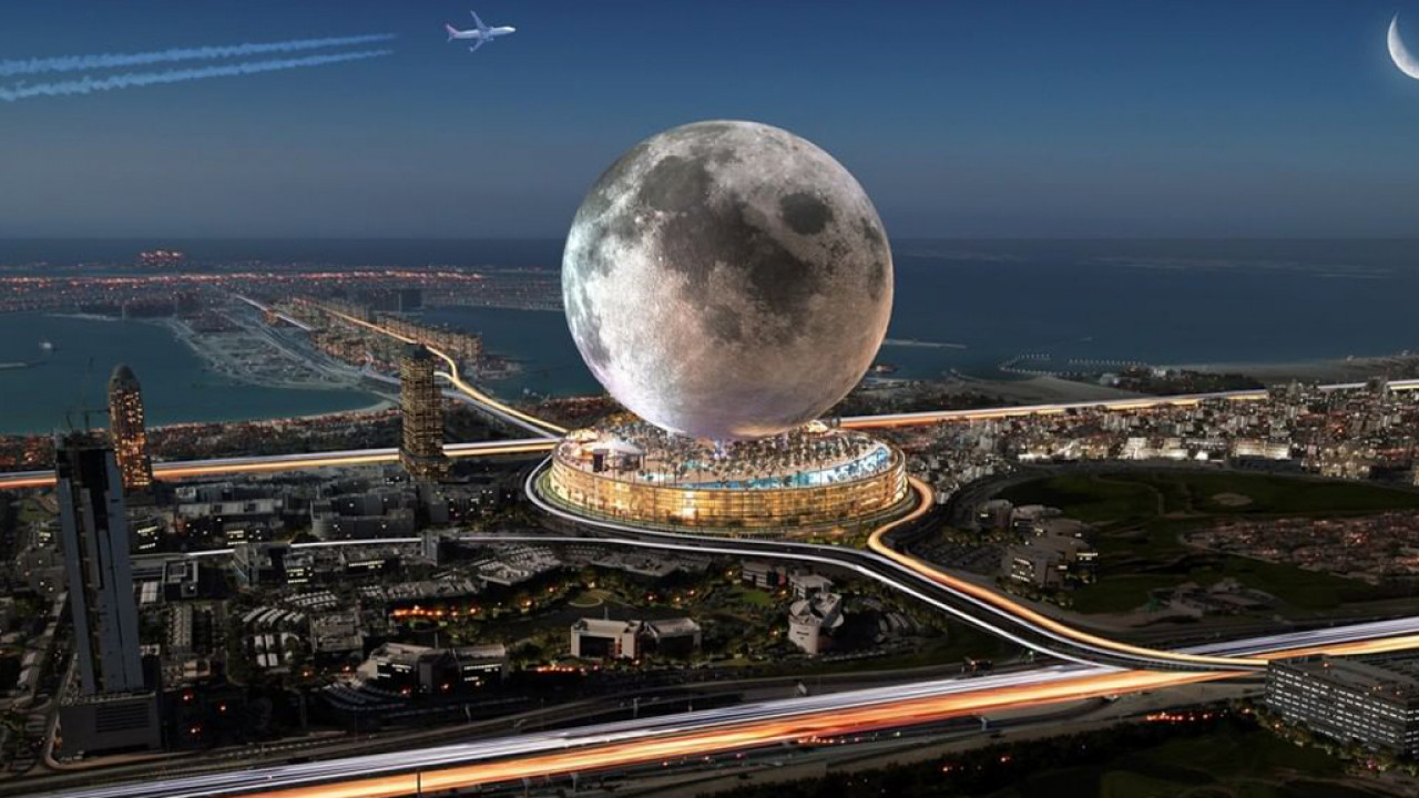 杜拜計劃打造巨型「月球度假村」耗資392億、模擬月球表面！預計2027完工