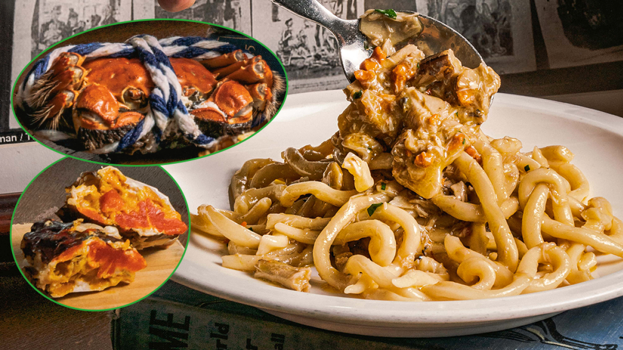 Pici首度推出大閘蟹粉手工意粉！　100g香濃大閘蟹膏蟹肉／掛汁手工圓麵