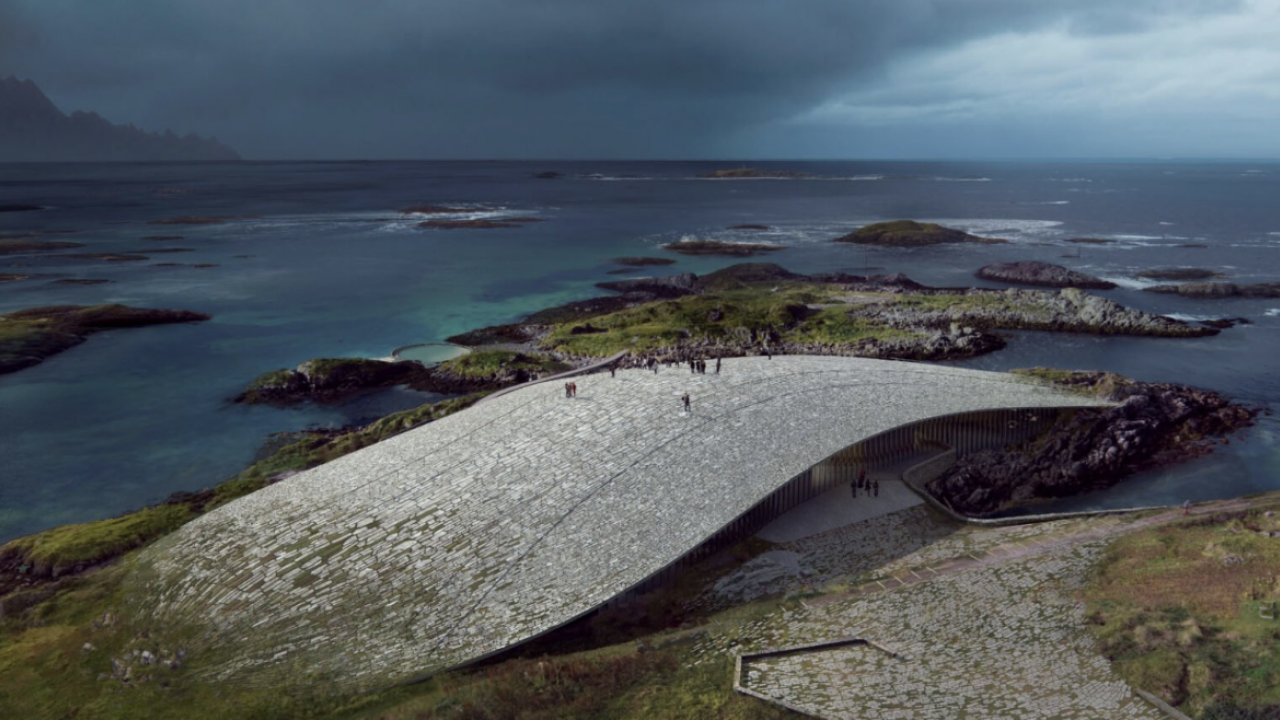 挪威全新鯨魚博物館The Whale 2023年開幕！弧形建築外型/落地大玻璃供遊客觀賞