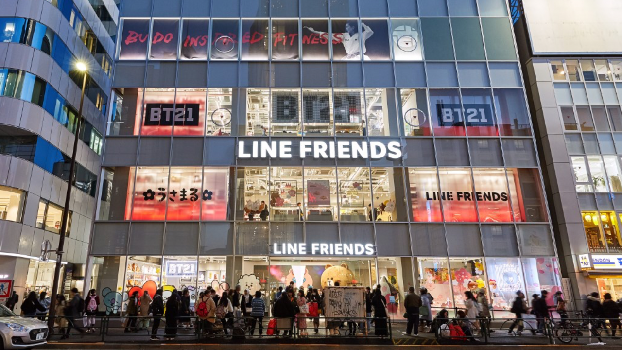 日本首間LINE FRIENDS原宿旗艦店 12月31日正式結業