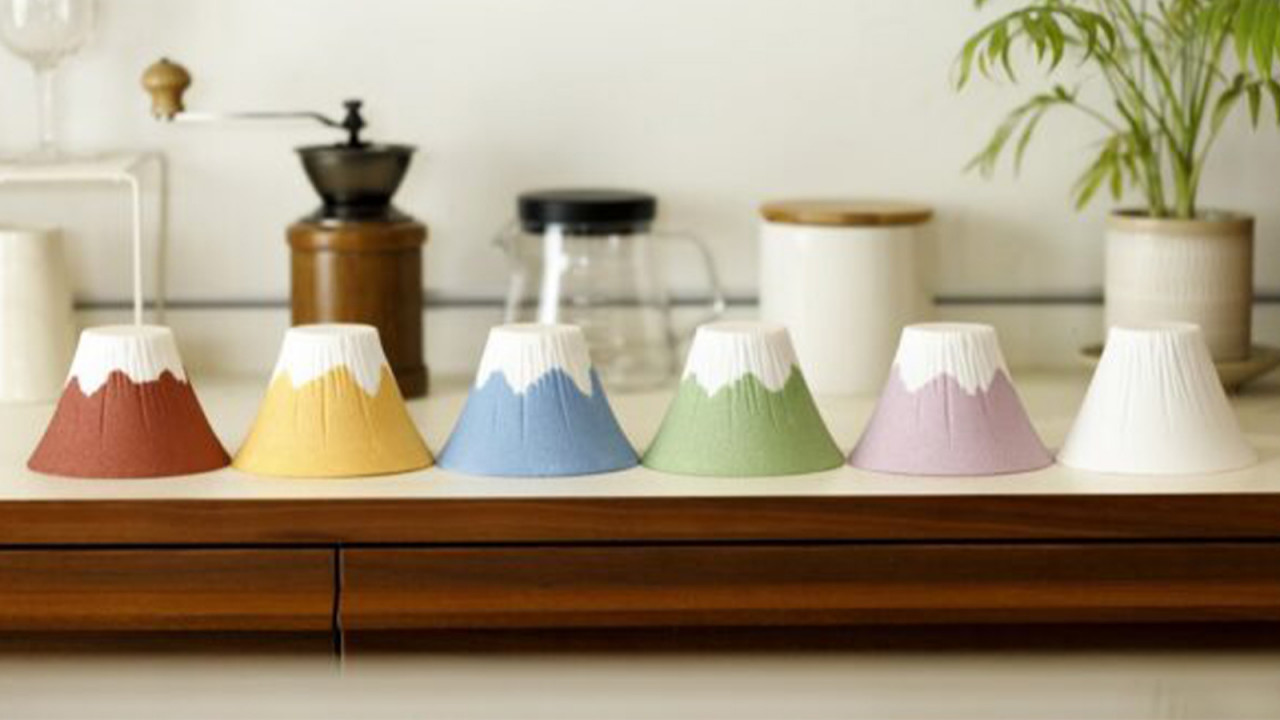 日本限定富士山造型手沖咖啡濾杯香港買到　6款顏色！清洗重複使用更環保