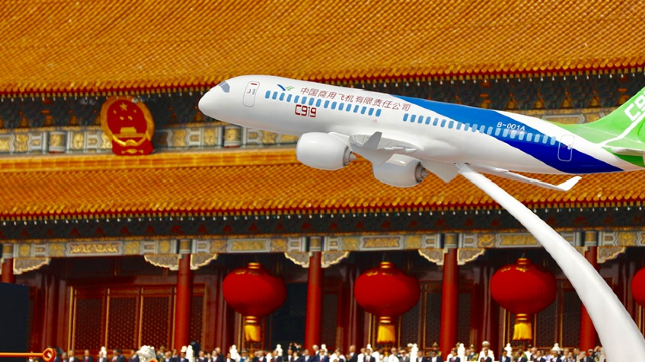 首架中國製造客機C919亮相航空展 獲大陸民航局發合格證 5間航空已購入