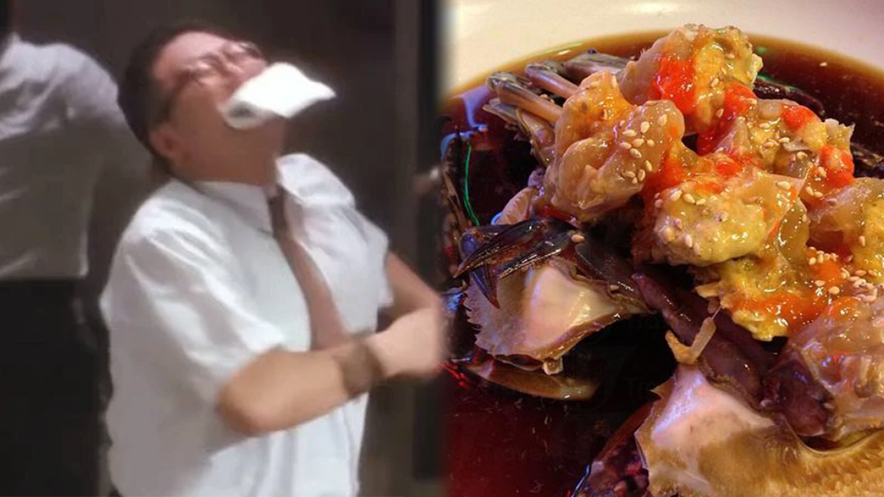 港爸上網睇片自製醬油蟹搞到全家肚痾 網民警告「生食蟹係自殺行為」！
