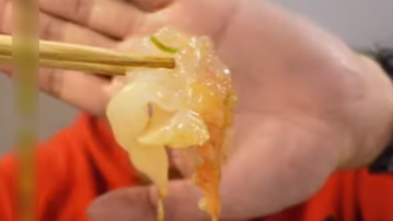 男子自稱生醃藝術家 生吞超巨型海星龍蝦