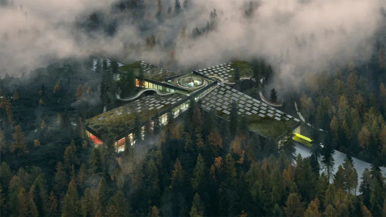挪威森林中的綠色工廠 號稱世上最環保！全木系外觀超夢幻