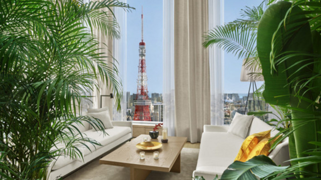 東京全新頂級奢華精品酒店 坐擁鐵塔美景！隱於綠林中的日式禪意空間