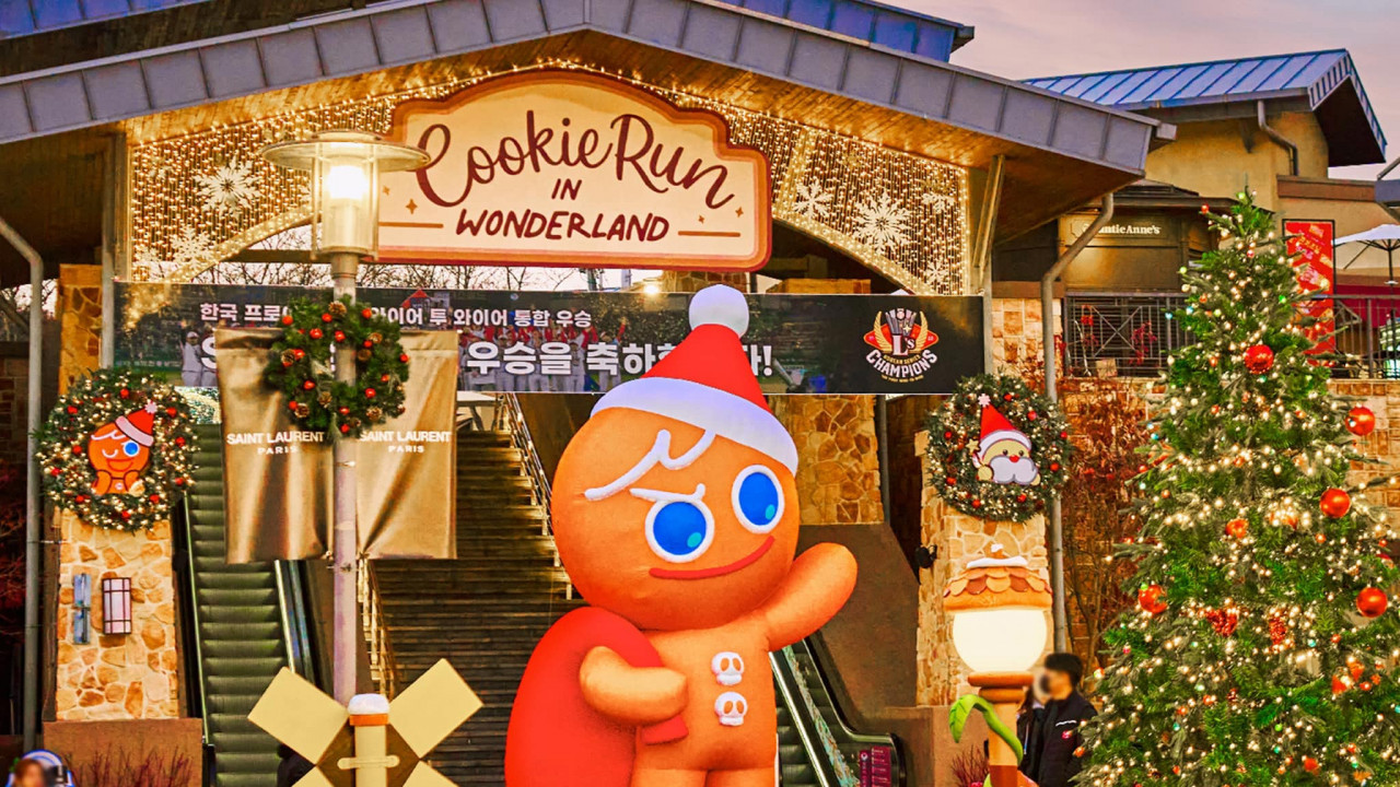 首爾Outlet化身歐洲夢幻童話小鎮 設大型薑餅人打卡位+聖誕市集