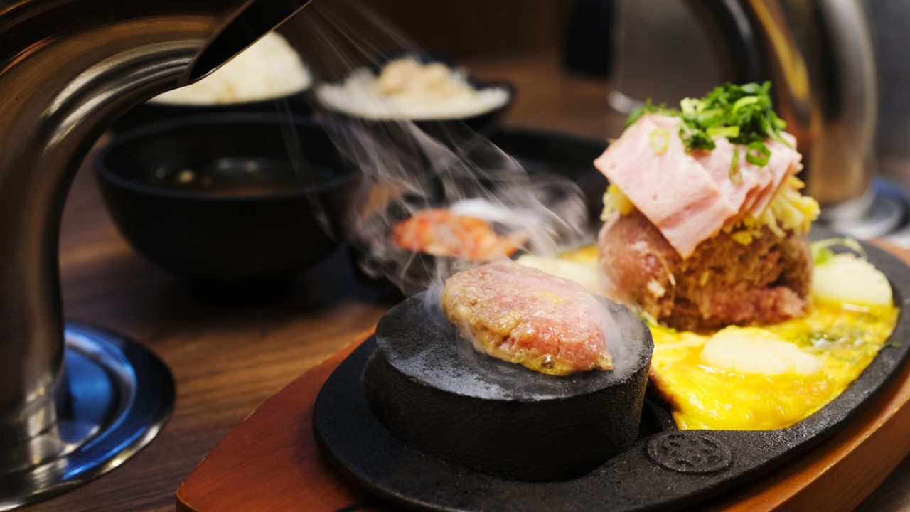 韓國過江龍熱石漢堡  旺角分店 / 新推韓式丼 石燒漢堡