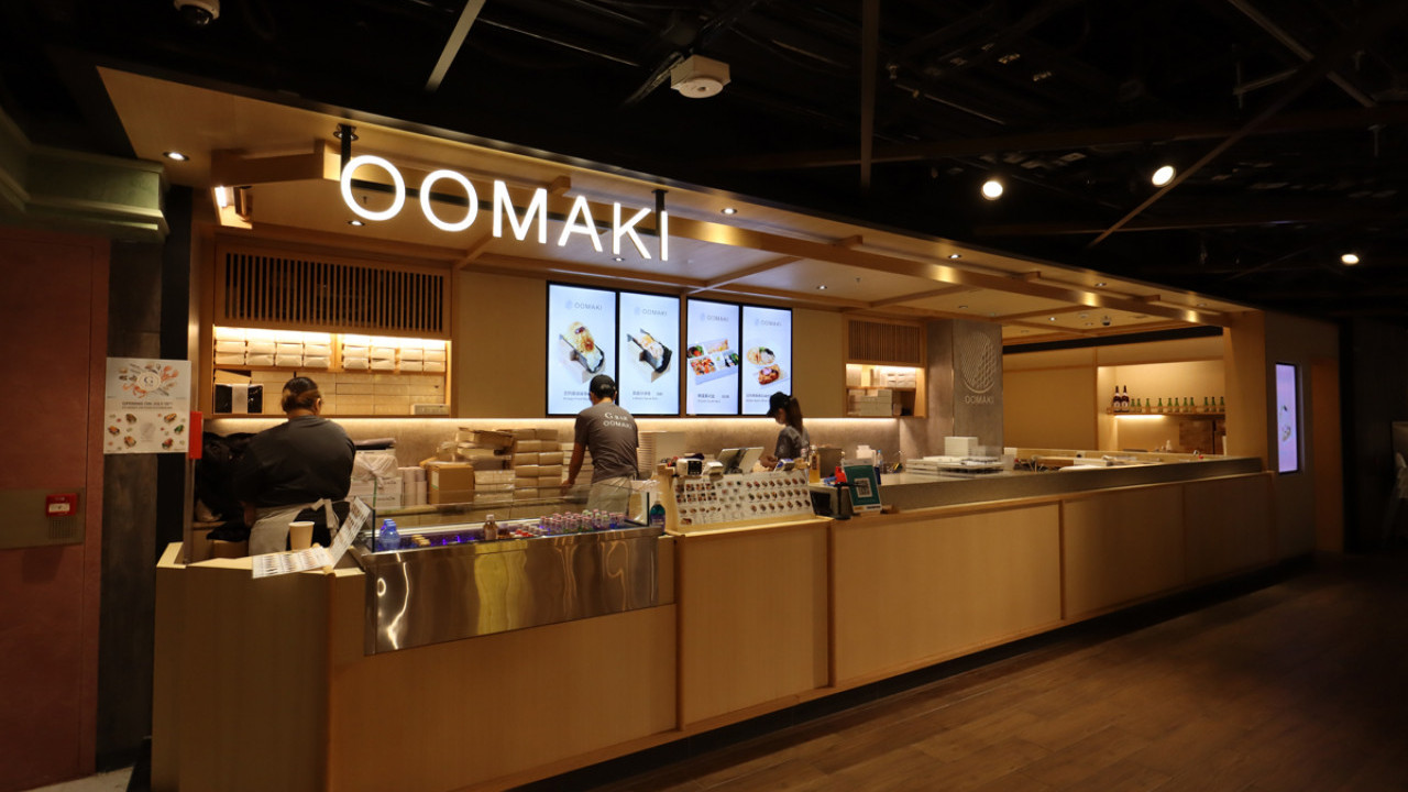 美食廣場新派手卷店  潮試開放式手卷