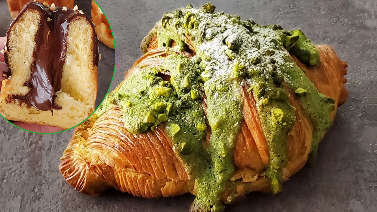 西環美食｜西環手作麵包店Soft Thunder大熱新品　特濃開心果／Tiramisu千層牛角包