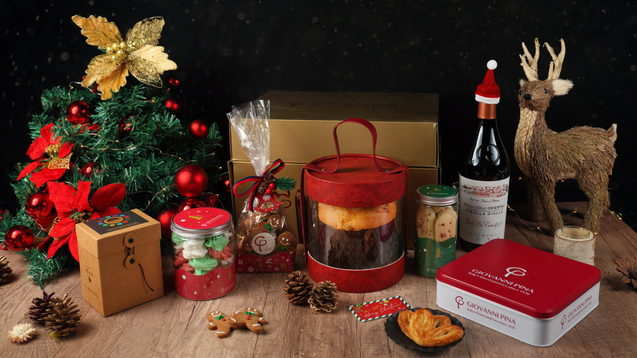 意大利百年品牌推出聖誕禮盒系列 聖誕老人造型蛋糕／意大利傳統聖誕包／薑餅人曲奇