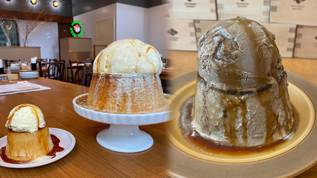 東京駅必試巨大化甜品！5倍大布甸+7倍雪糕量、限定焙茶味
