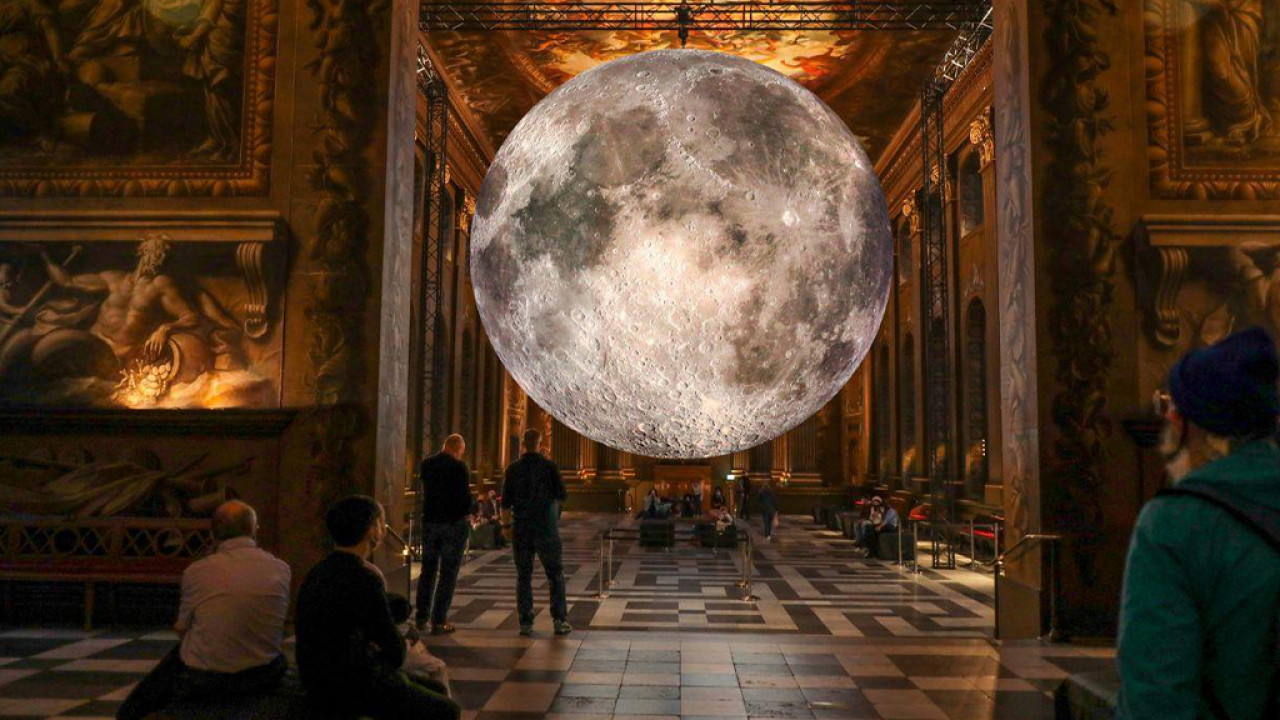 英國自由行2023 | 倫敦月球博物館夢幻回歸！直徑達7米、NASA高清圖還原月球表面