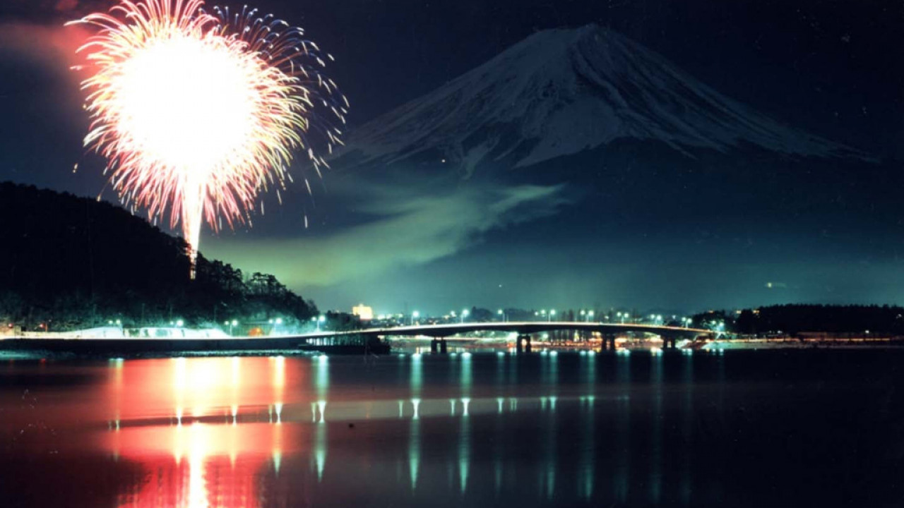 日本煙火大會｜2024河口湖冬季煙火會登場 一共11場、超唯美富士山雪景！