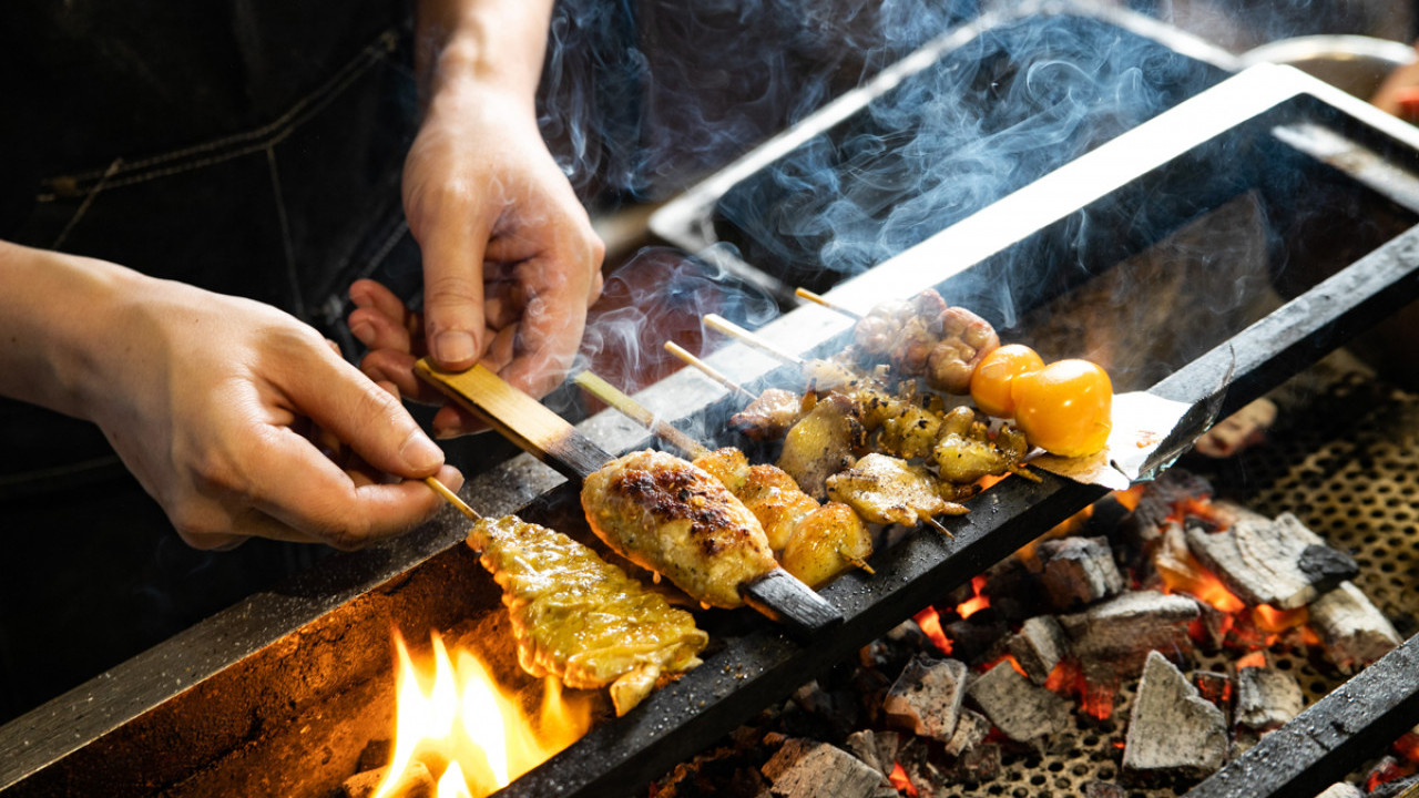 炭火全雞宴 580 元 Omakase / 食勻惠比壽 阿波美 薩摩雞