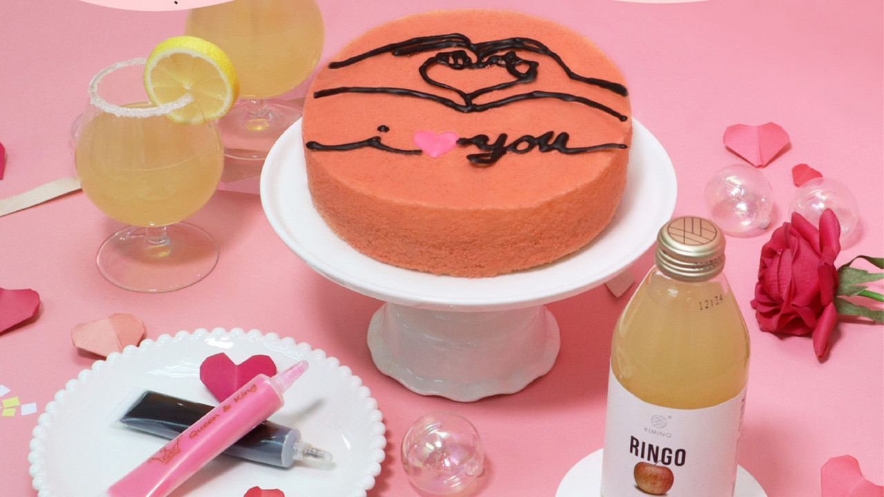情人節2023｜北海道芝士蛋糕專門店Luna Cake情人節限定DIY蛋糕　六五折減價優惠！7種口味／朱古力筆手寫字句／送2枝氣泡果汁