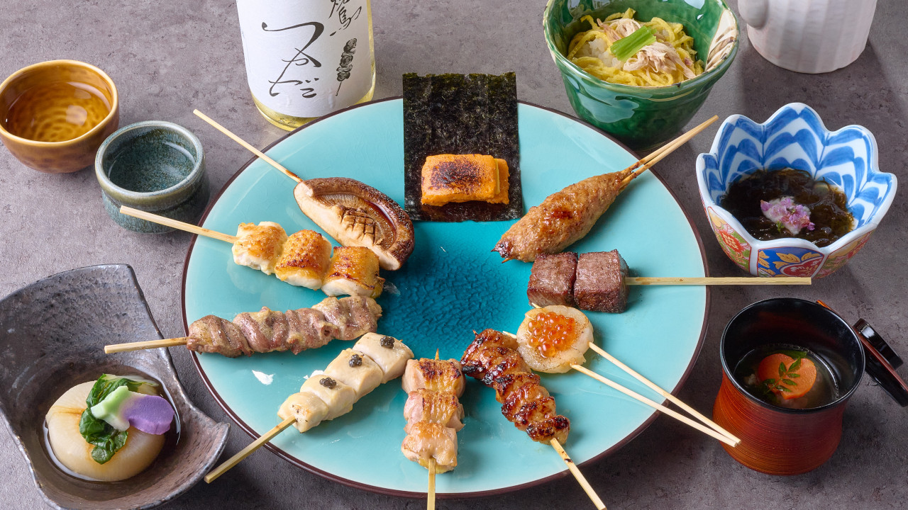 東京過江龍串燒店「燒鳥塚田」登陸尖沙咀！日廚明爐炭燒／逾20款雞肉串／雞白湯拉麵／茶泡飯／和牛西冷／帆立貝三文魚籽