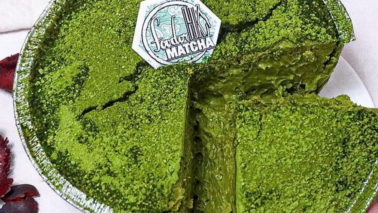 甜品網店人氣75%濃郁黑松露+日本抹茶流心芝士蛋糕！超軟滑回甘／仲有煙韌麻糬