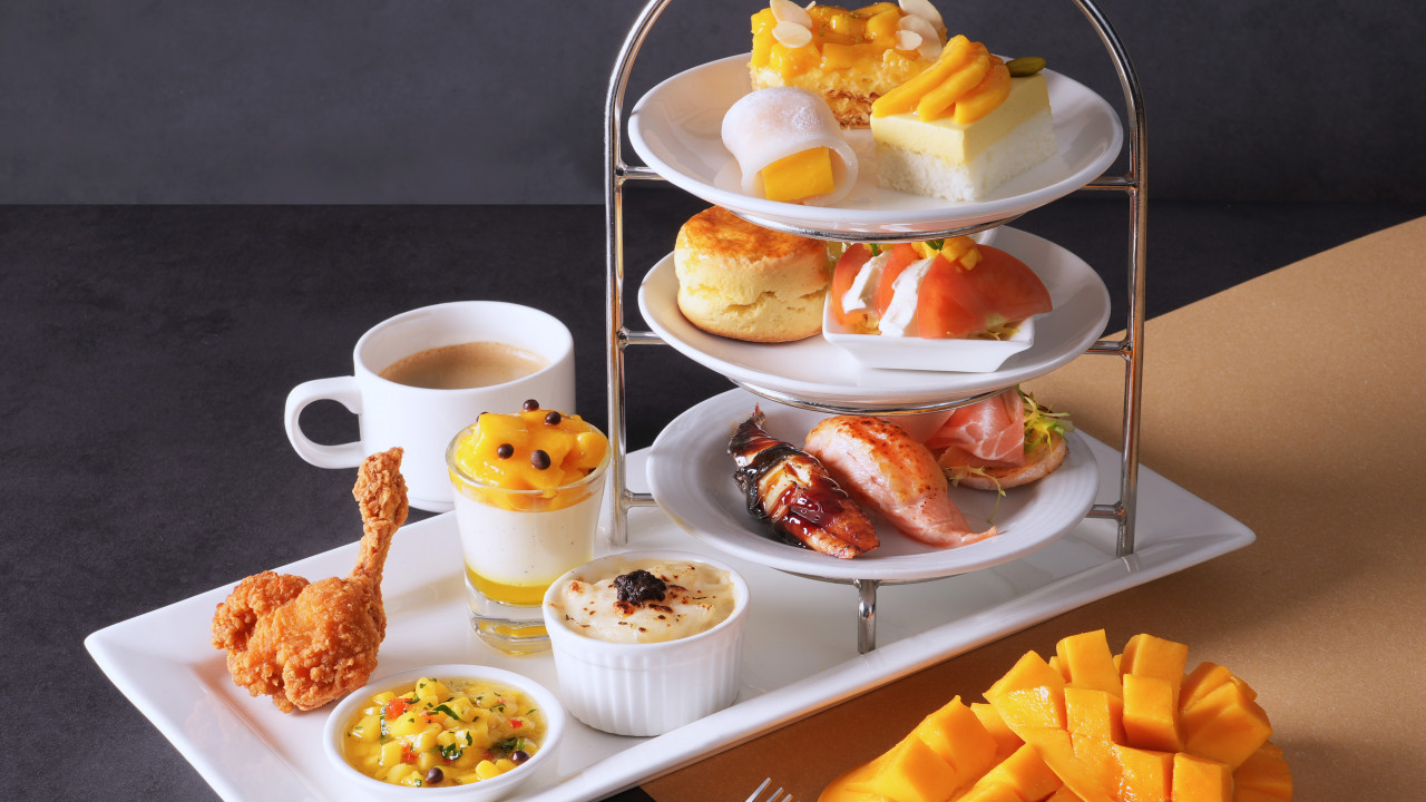 8度海逸酒店招牌芒果主題下午茶65折優惠！  歎芒果拿破崙／芒果奶凍／蛋白蛋糕／黑松露芝士焗忌廉薯