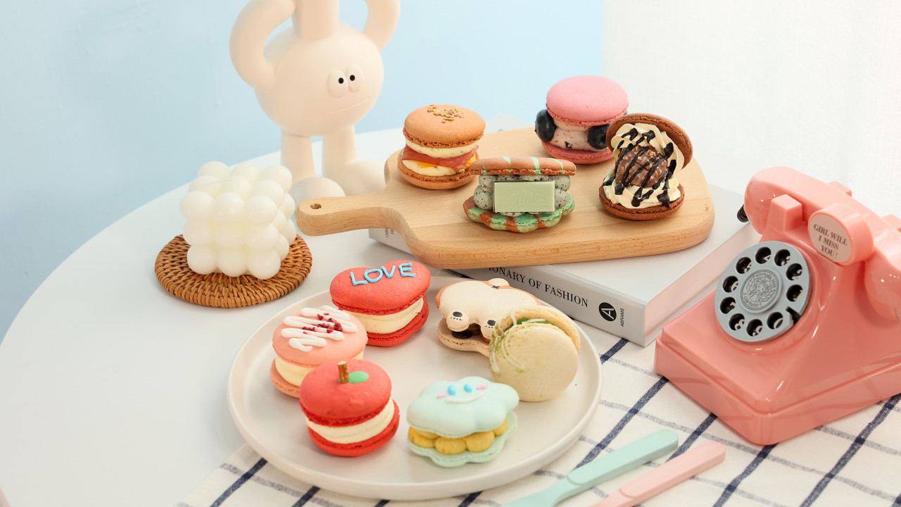 IG 大熱韓式馬卡龍店  創新鹹味 Macaron / 哥基貝殼造型勁吸睛