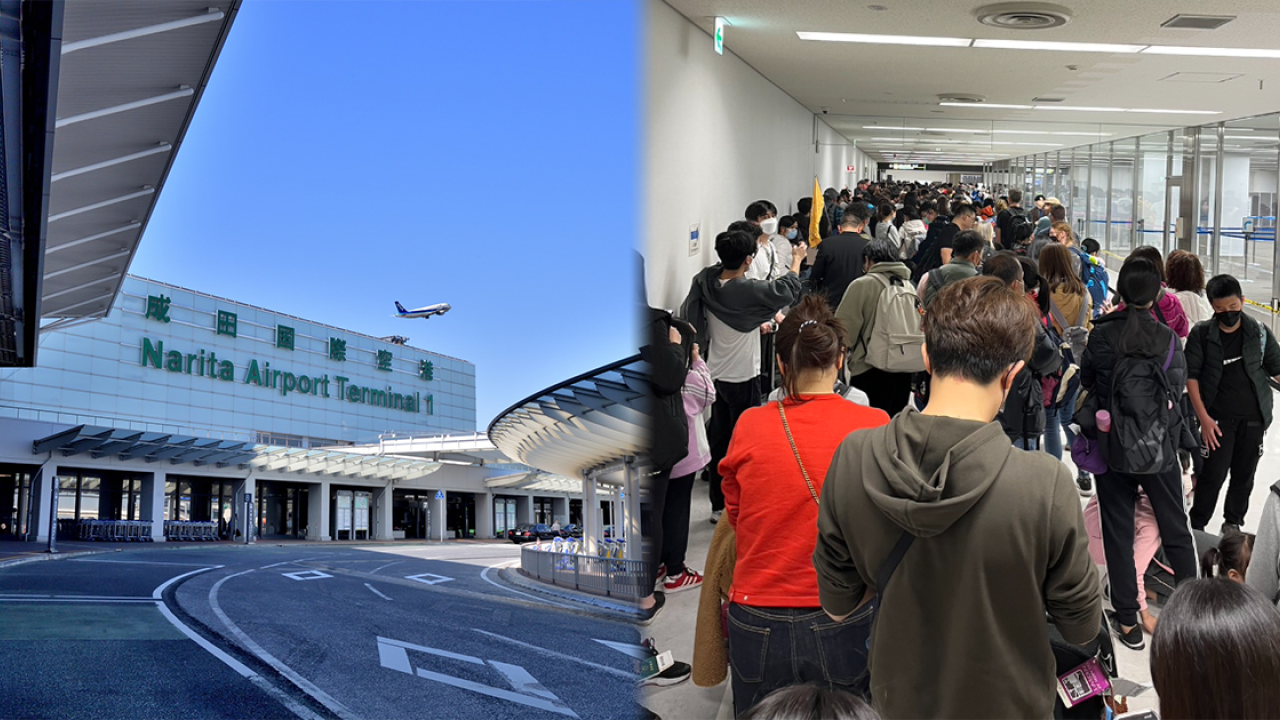 旅客逼爆東京機場入境等足5小時 3原因所致！網民分享1招避開超長人龍