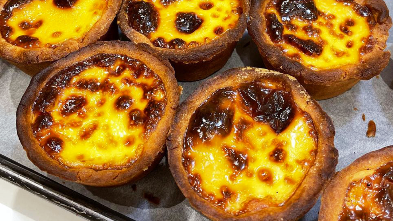 享樂烘焙新出德式布丁撻 外脆內香滑！　鬆脆曲奇撻＋滑嫩布甸蛋漿