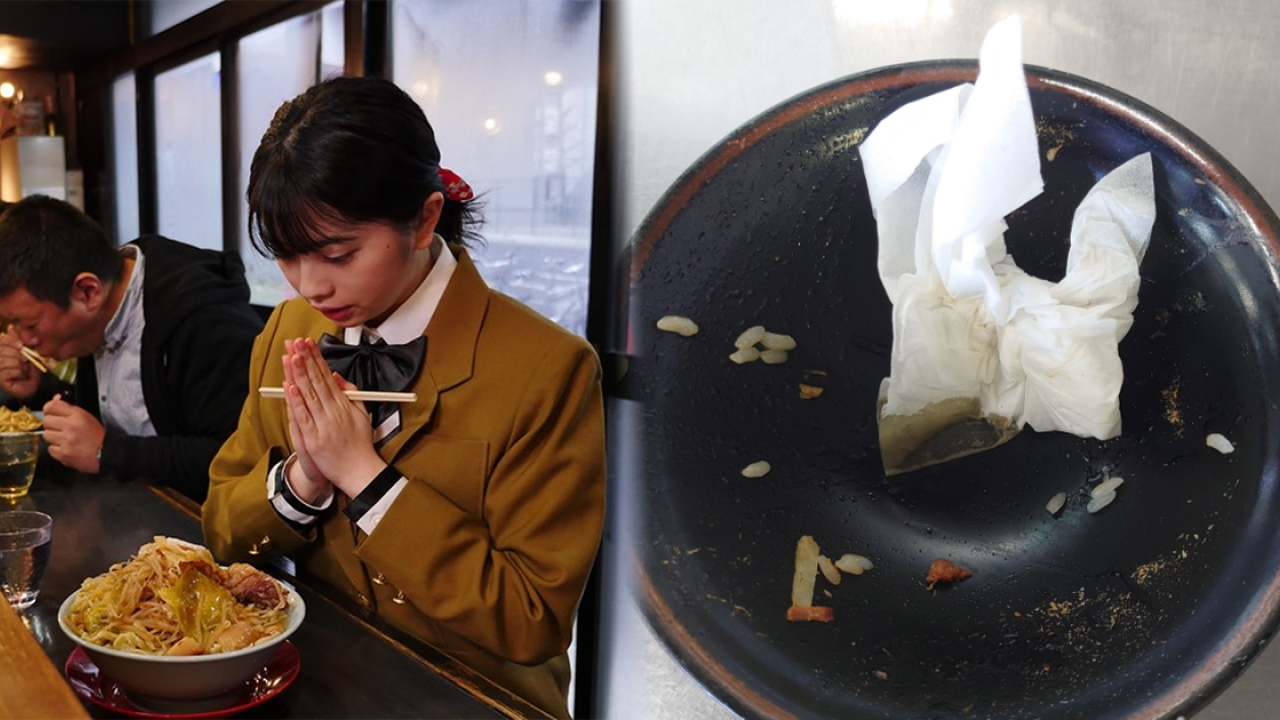 日本拉麵店斥責食客紙巾扔碗內 怒言「在家也這樣做嗎」惹網民熱議