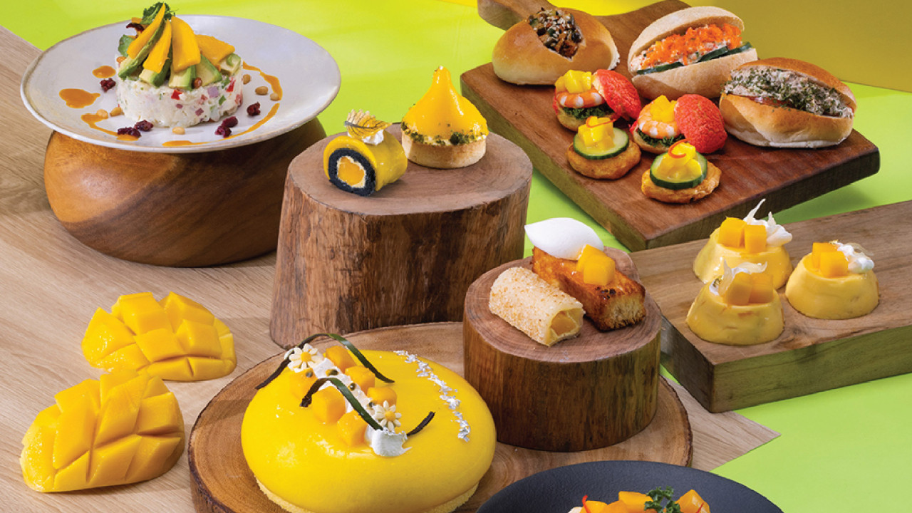 【酒店下午茶】九龍東皇冠假日酒店芒果主題下午茶自助餐 任食芒果糯米糍／朱古力芒果撻／芒果楊枝甘露布甸