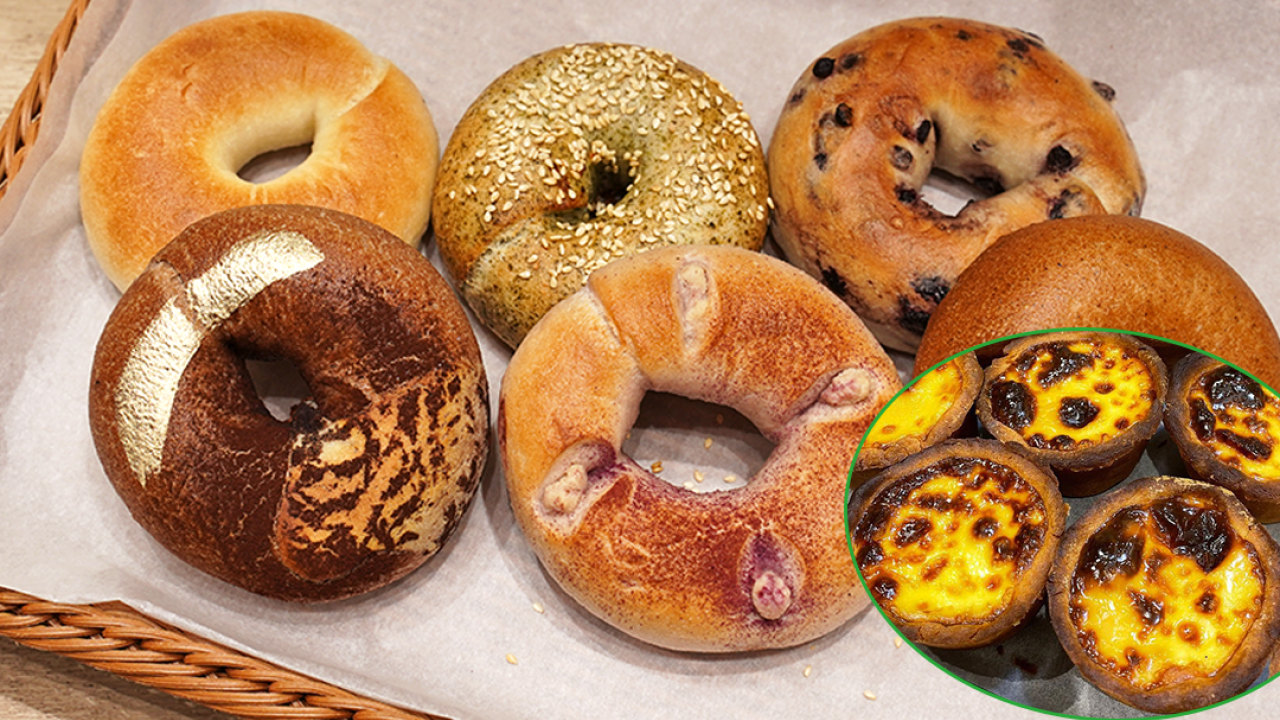 人氣麵包店享樂烘焙荃灣父親節開新分店  蛋糕85折優惠！　千層生吐司／德式布丁撻／招牌貝果Bagel