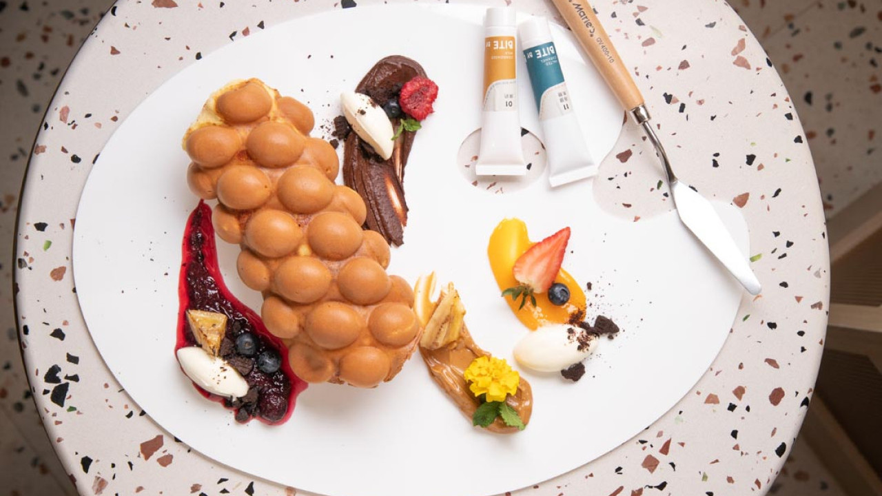 旺角創意甜品小食店 畫板雞蛋仔 / 鑊仔疏乎厘 / 鐵板炒燒賣